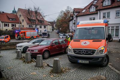 Stuttgart Rotenberg: Beschaedigte Gasleitung loest Grosseinsatz aus
